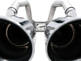 AWE Track Edition Axleback Exhaust for C7 Corvette Stingray / Z51 / Grand Sport / Z06 / ZR1 -- Chrome Silver Tips (includes AWE AFM valve simulators) - Close Up
